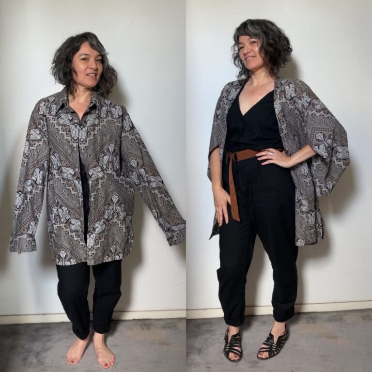 Van overhemd naar kimono