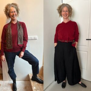 Van trui en sjaal naar top